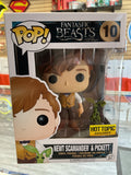 Funko POP! Fantastic Beasts Newt Scamander & Picket Hot Topic Exclusive Vinyl Figure #10