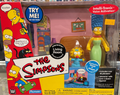 Playmates The Simpsons Living Room With Exclusive Marge and Maggie Interactive Playset