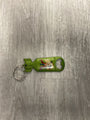 dc bombshell black canary key chain bottle opener