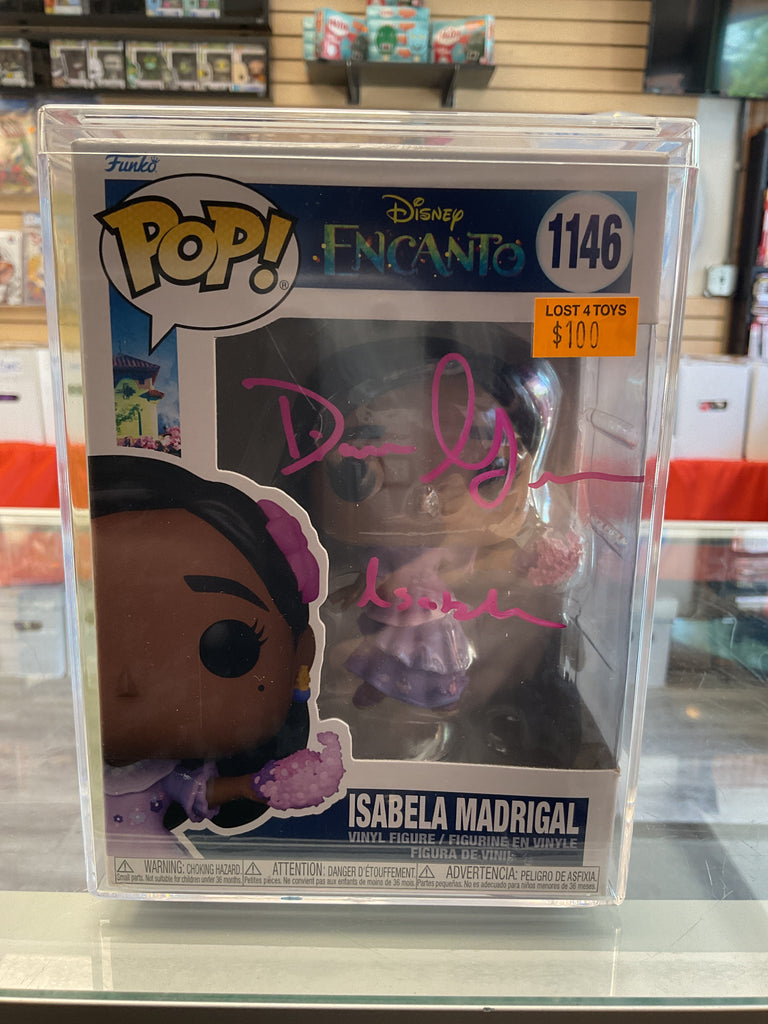 Funko POP! Encanto Isabela Madrigal Autographed Diane Guerrero JSA Certified Vinyl Figure