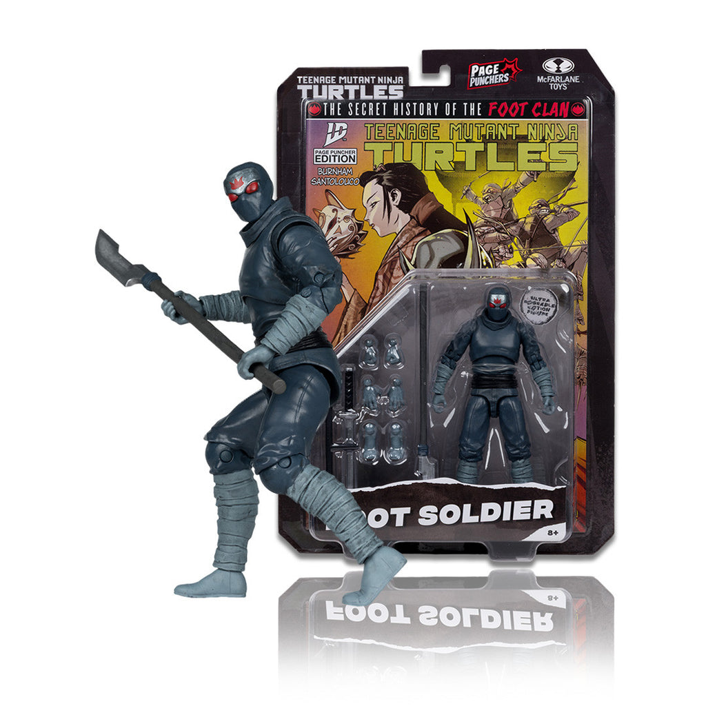 McFarlane Teenage Mutant Ninja Turtles Foot Soldier Page Puncher Action Figure