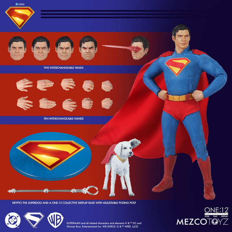Mezco Toyz One:12 DC Studios Superman Action Figure