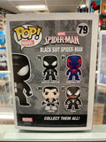 Funko POP! Marvel Black Suit Spider-Man Exclusive Vinyl Bobblehead #79