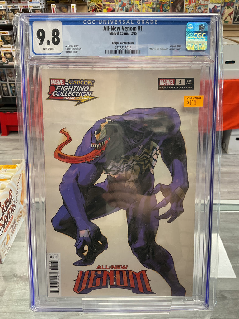 All-New Venom #1 (Bengus Variant Cover) CGC 9.8 Graded Comic