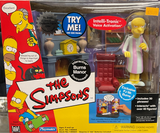 Playmates The Simpsons Burns Manor Exclusive PJ Mr.Burns Interactive Playset