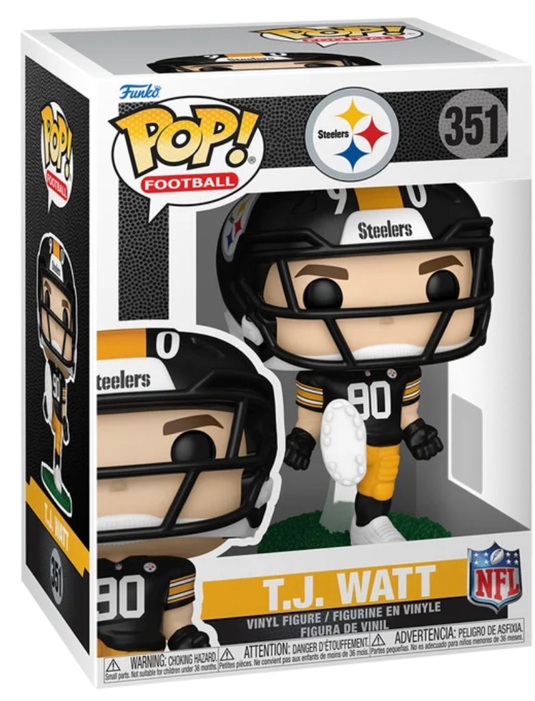 Funko Pop T.J. Watt Pittsburgh Steelers Vinyl Figure #351