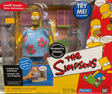 Playmates The Simpsons Kitchen With Exclusive Muumuu Homer Interactive Playset