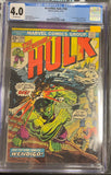 Marvel Incredible Hulk #180 CGC Grade 4.0