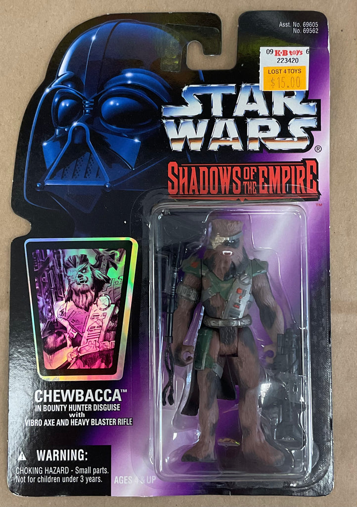 Kenner Star Wars Shadows of the Empire Chewbacca in Bounty Hunter Disguise Action Figure