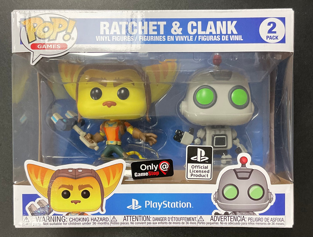 Funko POP! Games Ratchet & Clank Vinyl Figures PlayStation GameStop Exclusive
