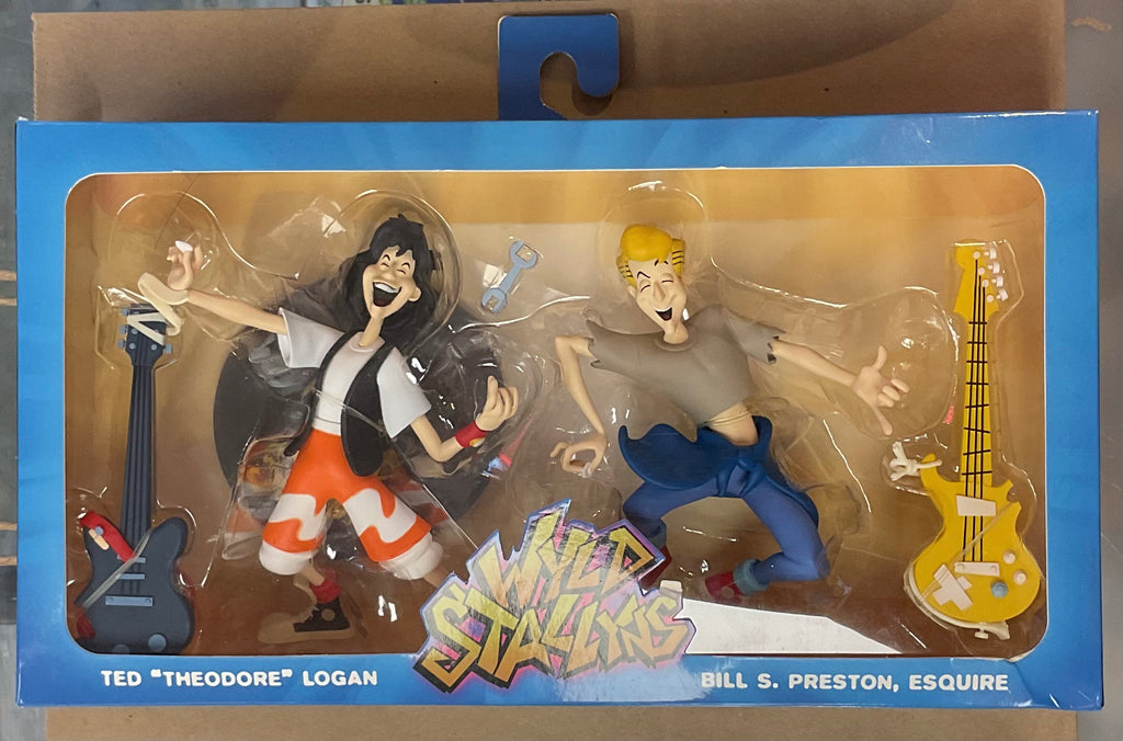 NECA Bill and Ted’s Excellent Adventure ‘Toony’ Wild Stallions Figure Set