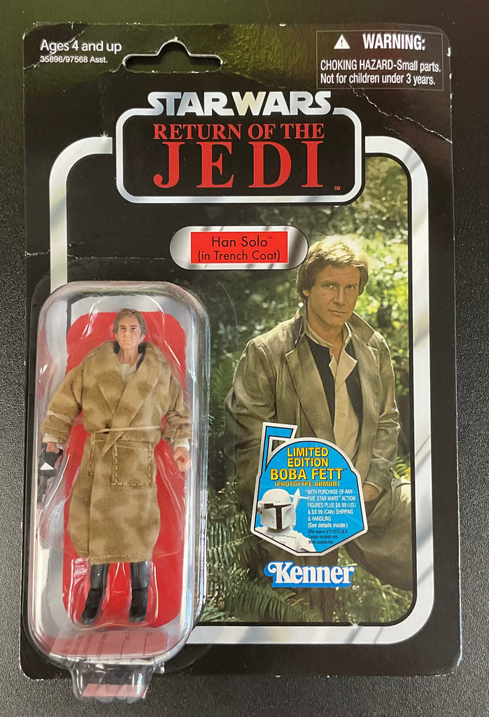 Kenner Star Wars Vintage Collection Han Solo (in Trench Coat) Action Figure