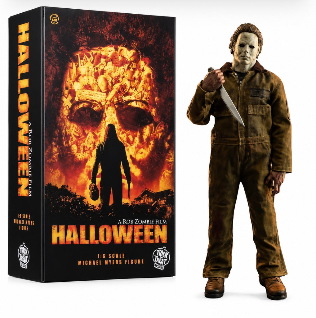 Trick Or Treat Studios Halloween Michael Myers Figures 1:6 Scale A Rob Zombie Flim Action Figure