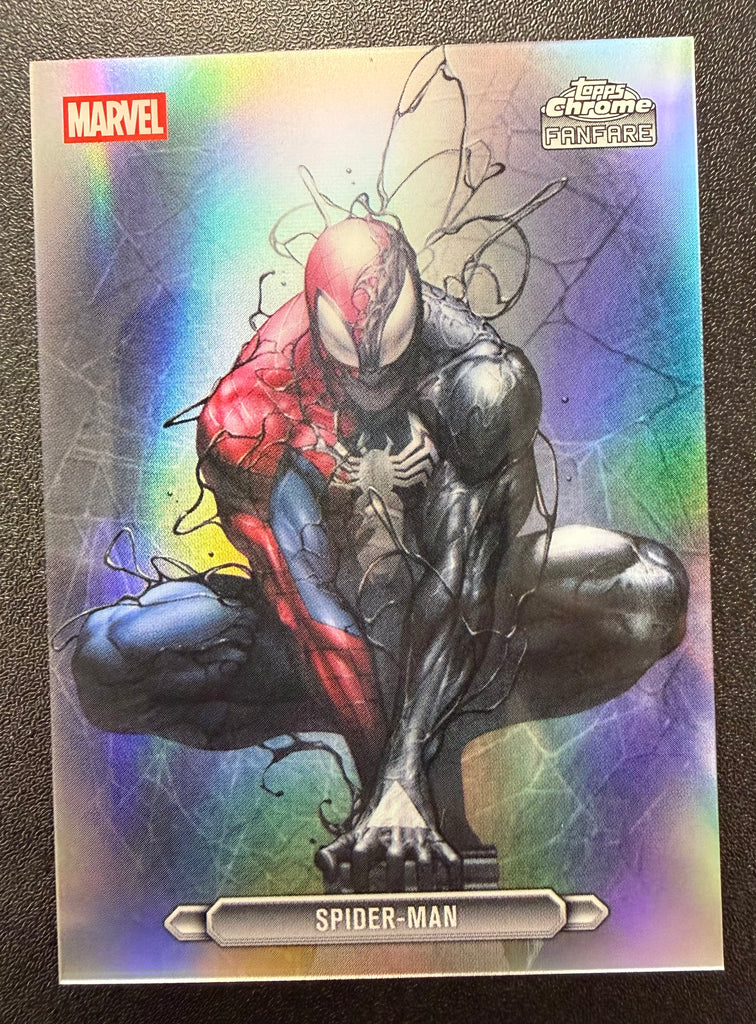 2026 Topps Chrome Marvel Comics Fanfare Insert SPIDER-MAN FF-39