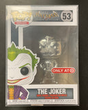 Funko POP! Heroes Batman Arkham Asylum The Joker Chrome Version Target Exclusive