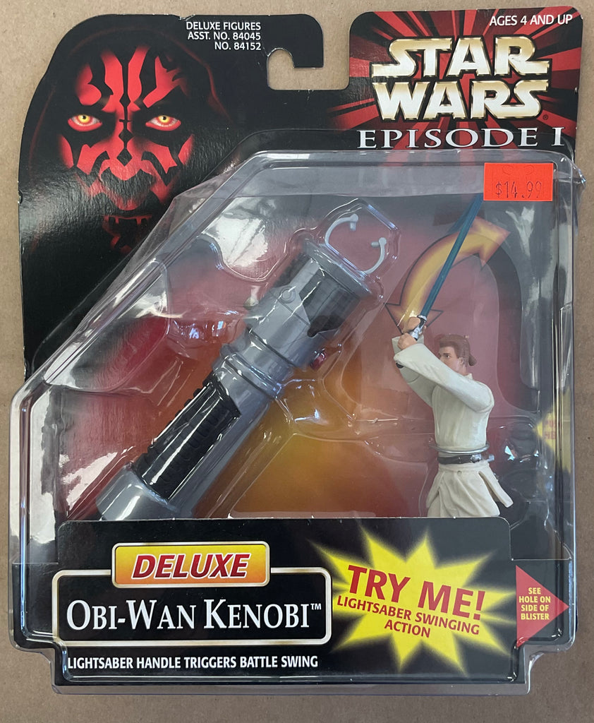Hasbro Star Wars Episode I Deluxe Obi-Wan Kenobi Action Figure
