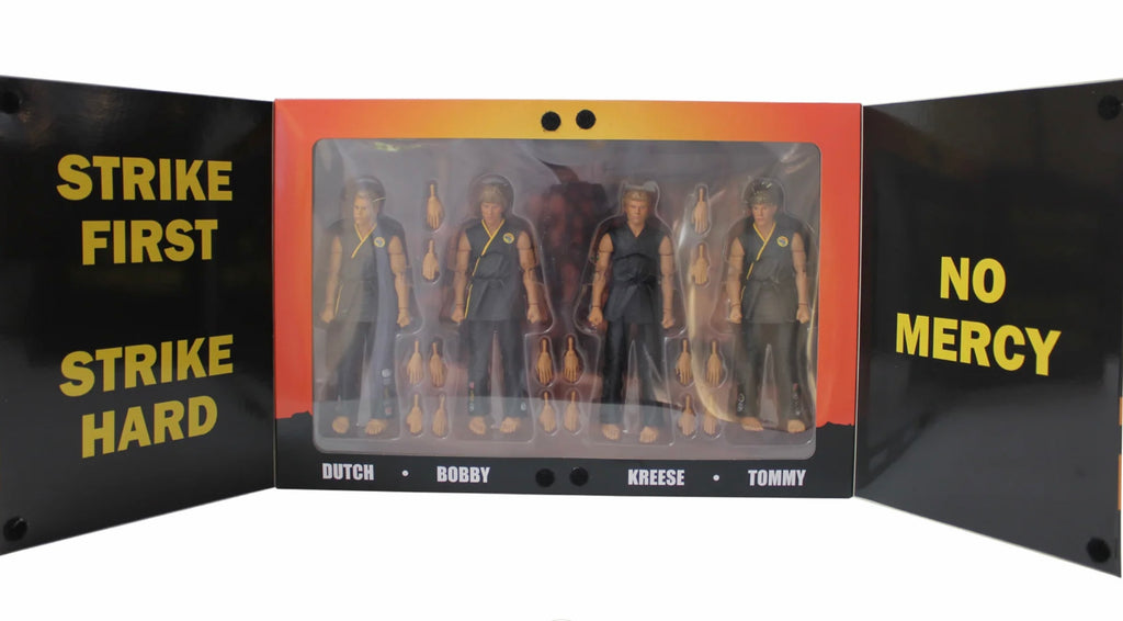 Action Figure Box Set The Karate Kid Hill Valley Championship Cobra Kai Team Action Figure B ...