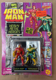 Toy Biz Marvel Comics Iron Man Heavy Metal Heroes Iron Man and Mandarin Two-Pack Die Cast Metal Figures