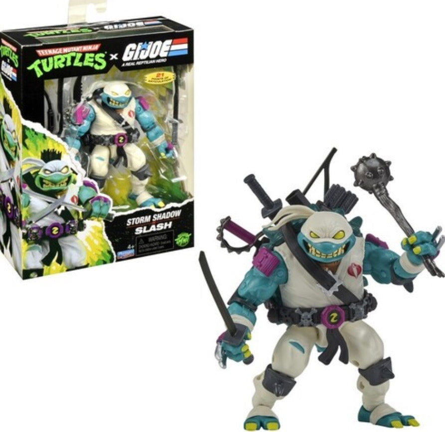 Hasbro Teenage Mutant Ninja Turtles X G.I. Joe A Reptilian Hero “Storm Shadow X Slash”Action Figure