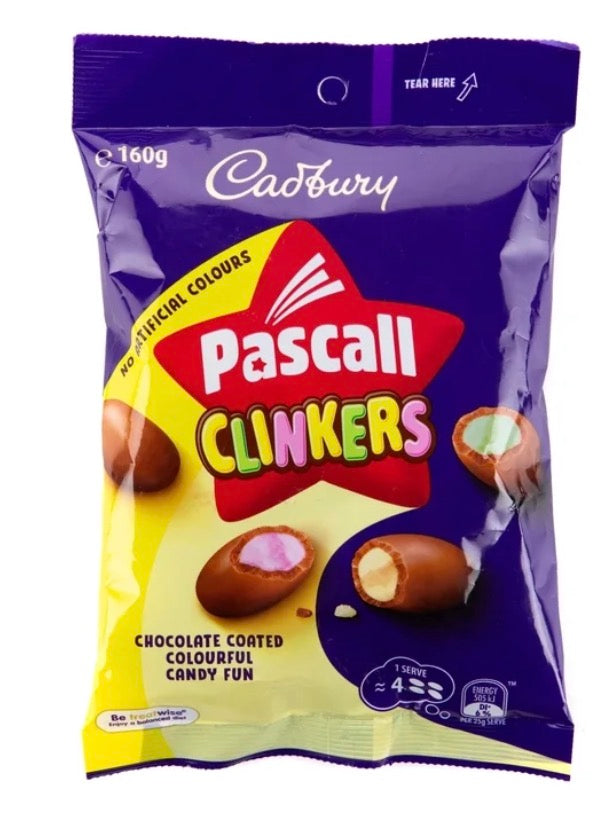Pascall Clinkers Chocolate Coated Clorful Fun Candy