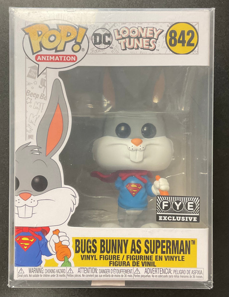 Funko POP! Animation Looney Tunes DC Bugs Bunny as Superman Vinyl Figure FYE Exclusive
