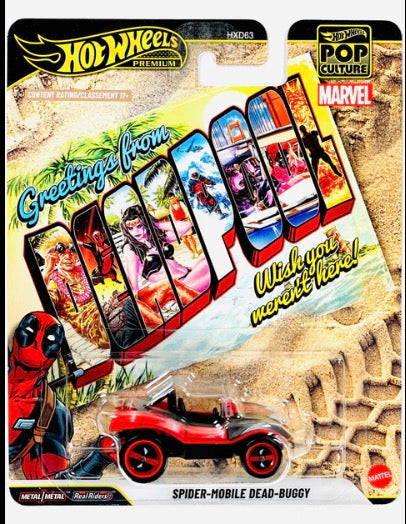 Hot Wheels Premium Marvel Spider Mobile Dead Buggy