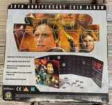 Hasbro Star Wars 30th Anniversary Coin Album With Darth Vader Figure