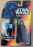 Hasbro Star Wars Power of the Force Jedi Knight Luke Skywalker Brown Vest Variant Action Figure