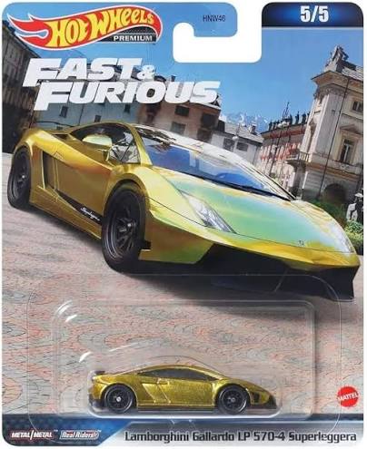 Mattel Hot Wheels Premium Fast & Furious Lamborghini Gallardo LP570-4 Superleggera