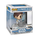 Funko POP! Star Wars Battle at Echo Base: Princess Leia Deluxe Amazon Exclusive Bobble-Head Figure