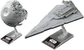 Bandai Star Wars 1/2700000 scale Death Star II and 1/14500 scale Star Destroyer Model