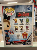 Funko POP! Marvel Avengers Age Of Ultron Captain America (Unmasked) 2015 Summer Convention Exclusive Vinyl Bobblehead #92