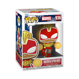 Funko POP! Marvel “Gingerbread Captain Marvel” Bobble-Head