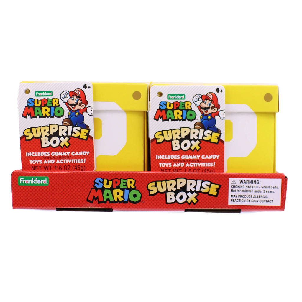 Super Mario Suprise Box With Gummy Candy
