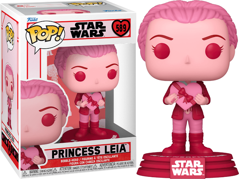 Funko POP! Star Wars Princess Leia (Valentine) Bobblehead #589