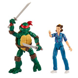 Playmates Stranger Things/Teenage Mutant Ninja Turtles Leonardo and Eleven Crossover 2 Pack Figure set