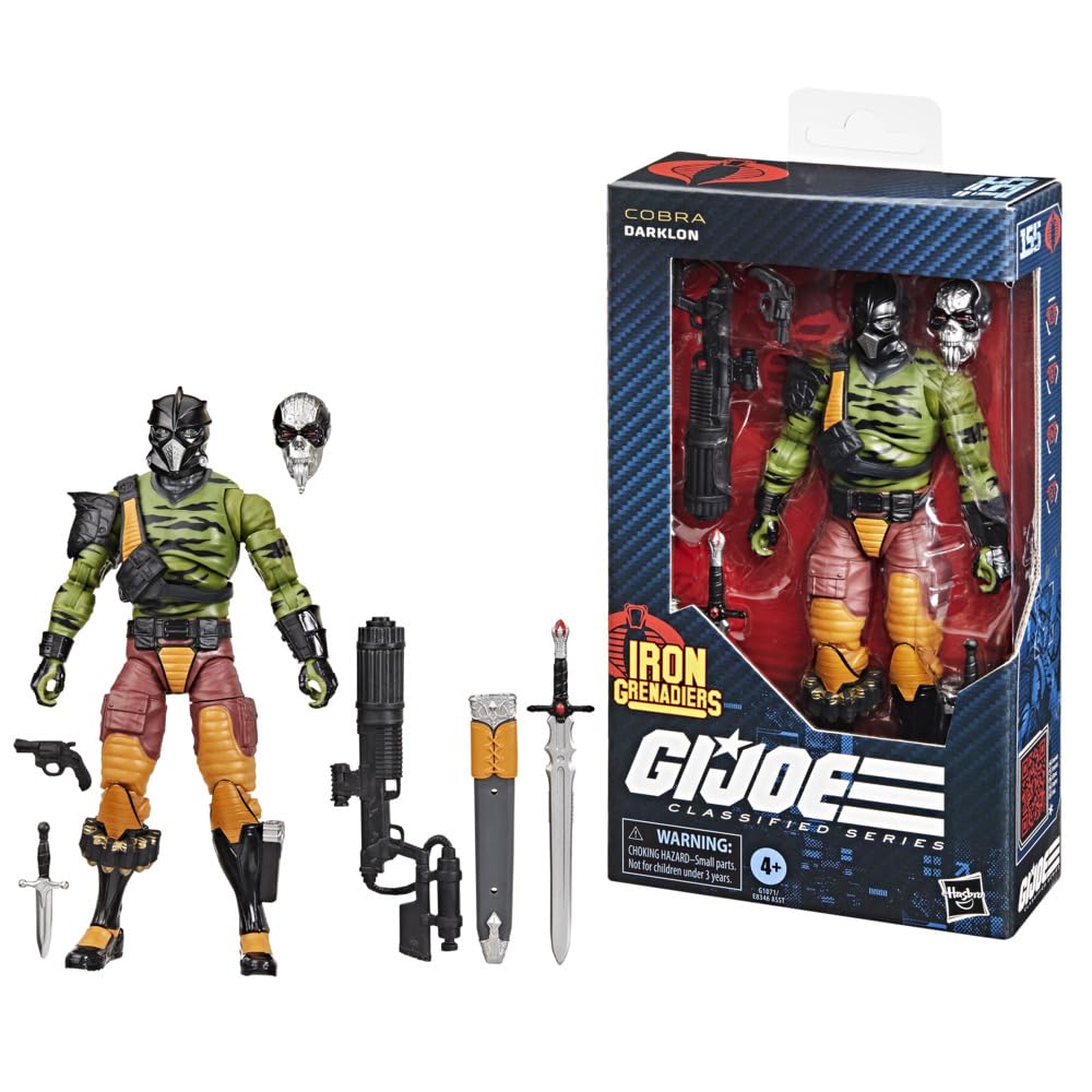 Hasbro GIJoe Classified Series Iron Grenadiers Darklon Action Figure