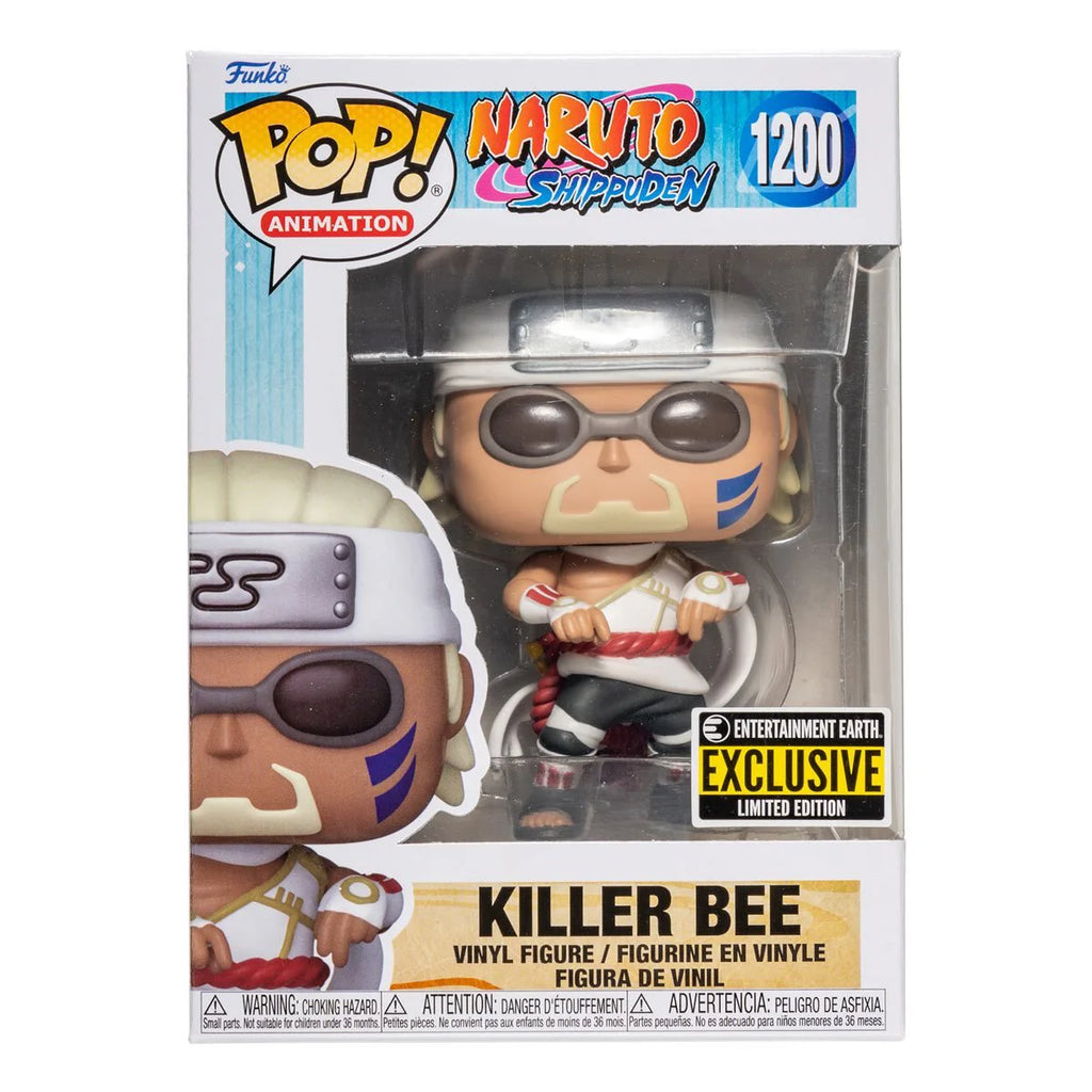 Funko POP! Naruto Shippuden Killer Bee Entertainment Earth Exclusive Vinyl Figure #1200