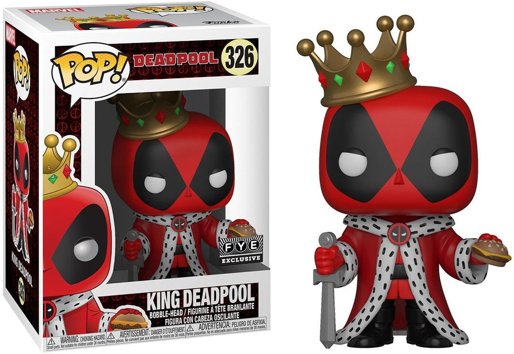 Funko POP! King Deadpool FYE Exclusive Vinyl Figure