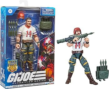 Hasbro GIJoe Classified Series Tiger Force David L. “Bazooka” Katzenbogen Action Figure