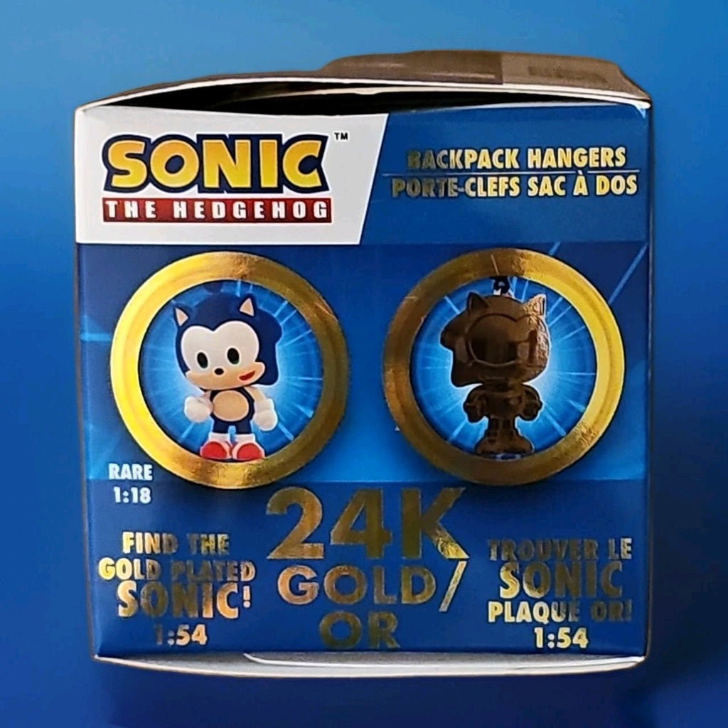 Sega Sonic The Hedgehog Backpack Hanger 24k Gold Mystery Box