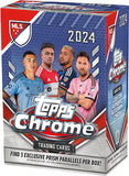 Topps Chrome 2024 MLS soccer Blaster Box