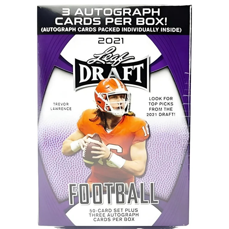 Leaf 2021 Draft Football Blaster Box