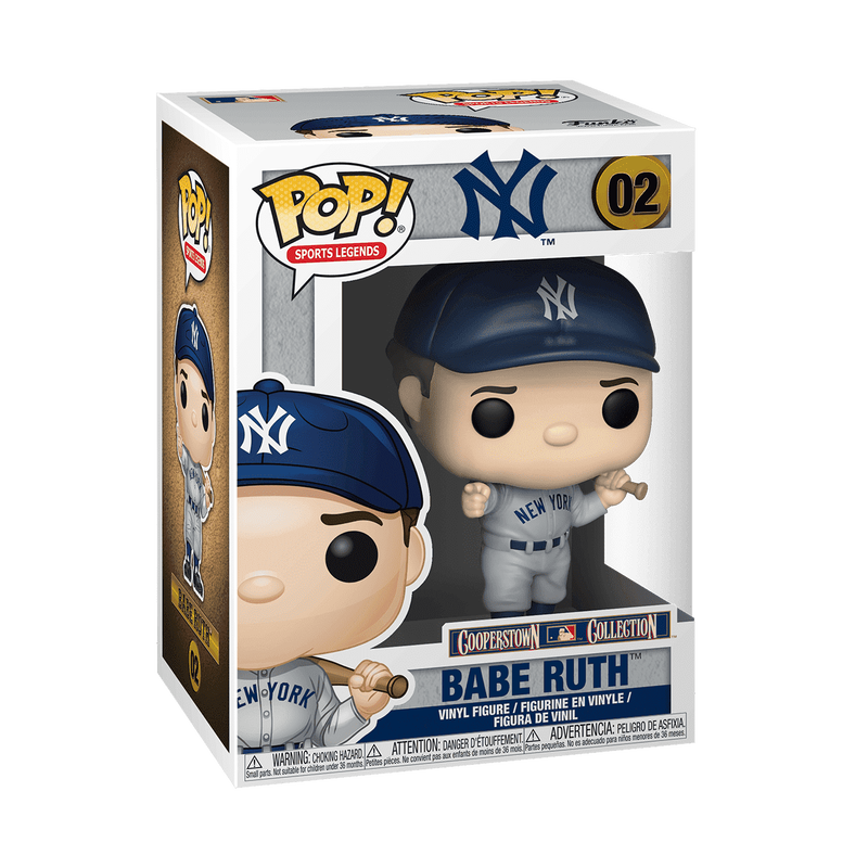 Funko POP! New York Yankees Babe Ruth Cooperstown Collection Vinyl Figure #02