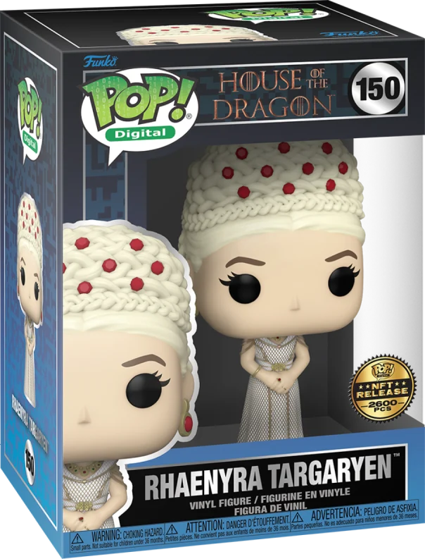 Funko POP! House Of The Dragon Rhaenyra Targaryen NFT 2600 PC Vinyl Figure #150
