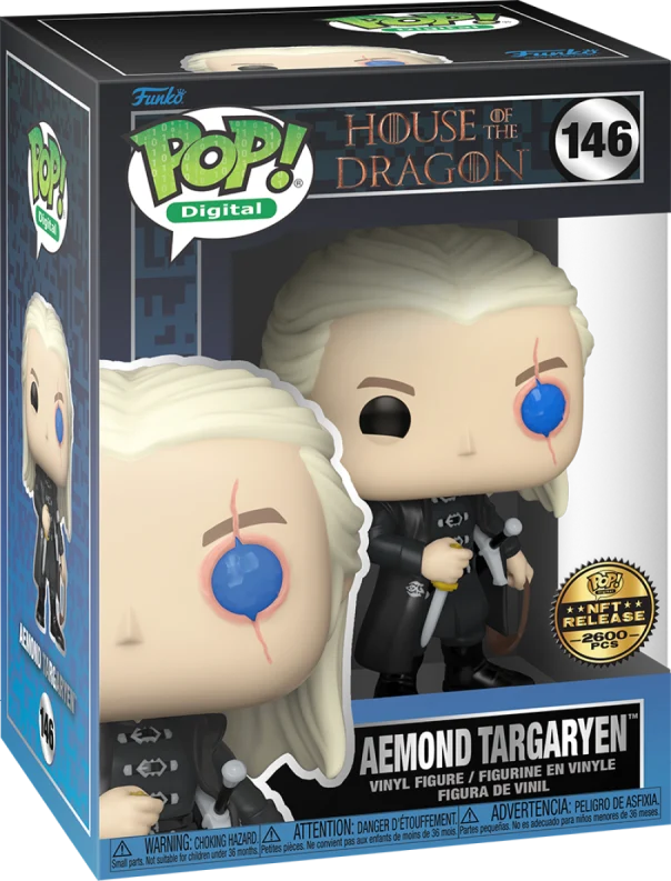 Funko POP! House Of The Dragon Aemond Targaryen NFT 2600 PC Vinyl Figure #146