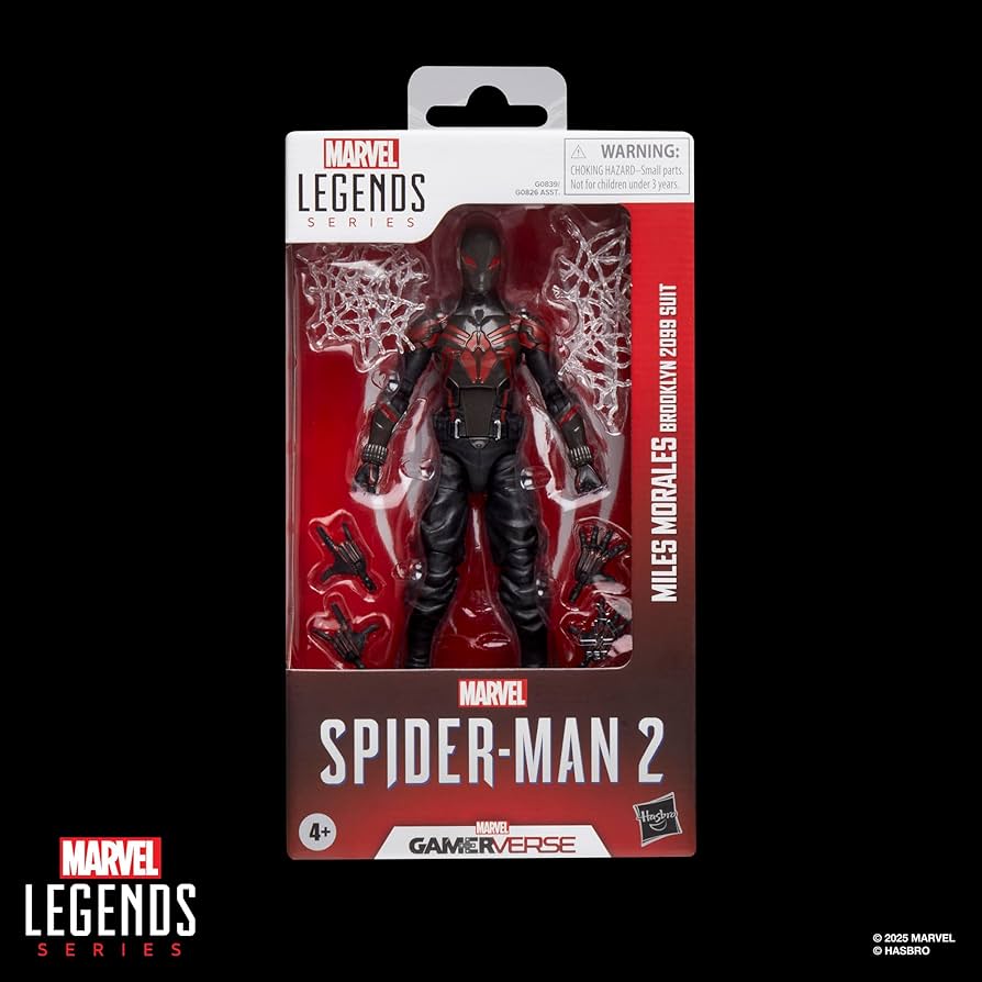 Marvel Legends Spiderman 2 Gamer-verse Miles Morales Brooklyn 2099 Suit Action Figure