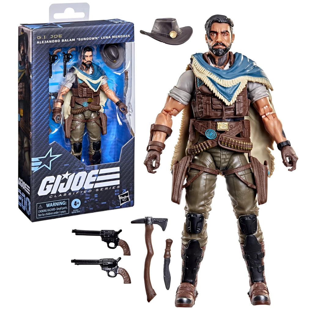 G.I. Joe Classified Series Alejandro Balam “Sundown” Luna Mendoza Action Figure