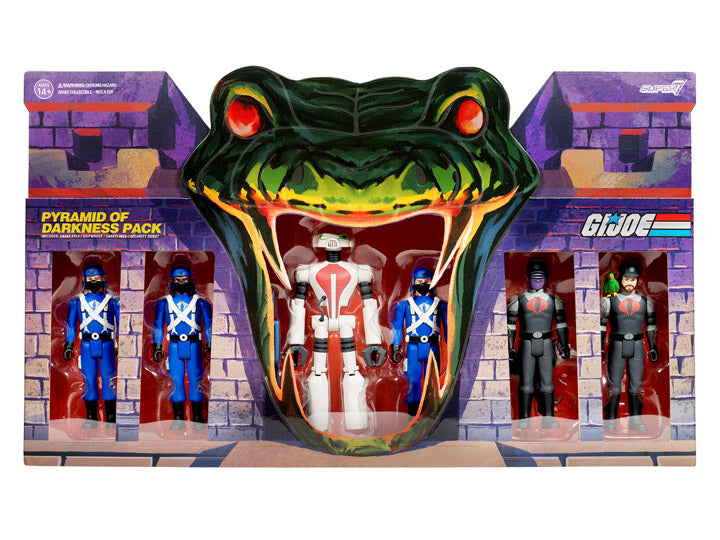 Super7 G.I.Joe Pyramid Of Darkness Pack San Diego Comic Con Exclusive Action Figure Set
