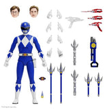 Super7 Mighty Morphin Power Rangers Blue Ranger Ultimates Action Figure